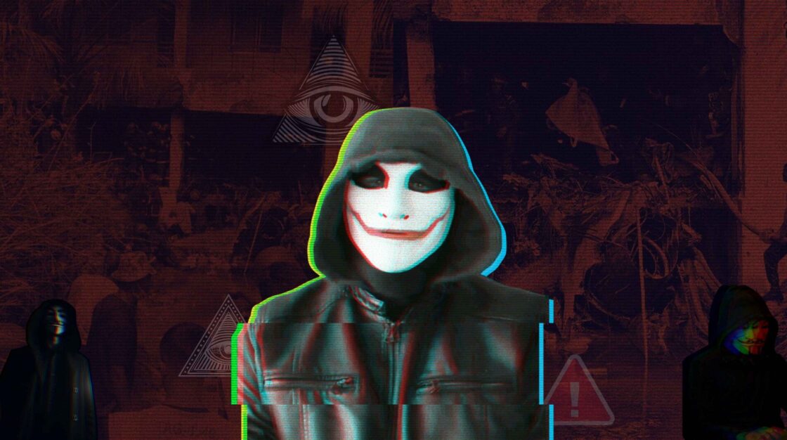 Fake 'Anonymous' network: a trap of conspiracies, predictions, and misinformation